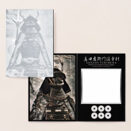 CARTÃO METALIZADO SANADA YUKIMURA 箔カード