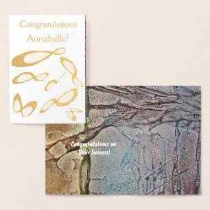 Cartão Metalizado Símbolo    Infinity - Parabéns personalizam