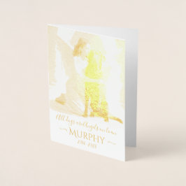 Cartão Metalizado Simpatia pela perda de Labrador Retriever Angel