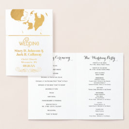 Cartão Metalizado Típica de Confetti Dourada do PROGRAMA WEDDING