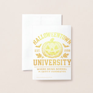 Cartão Metalizado Universidade de Halloweentown 1998 Onde Ser Normal