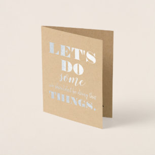 Cartão Metalizado Vamos Do - Proposta Engraçada Da Bridesmaid