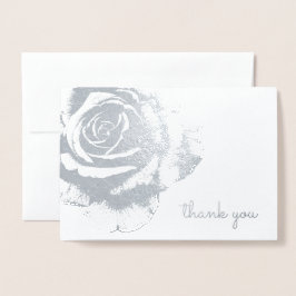 Cartão Metalizado Vazio Vintage Rosa All Occasion Floral