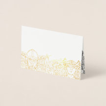 Woden & Fríge Foil Place Card