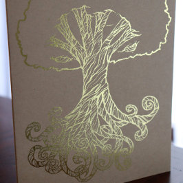 Cartão Metalizado Yggdrasil Tree of Life