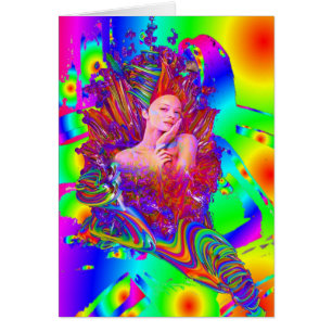 Cartão Metamorfose da sereia