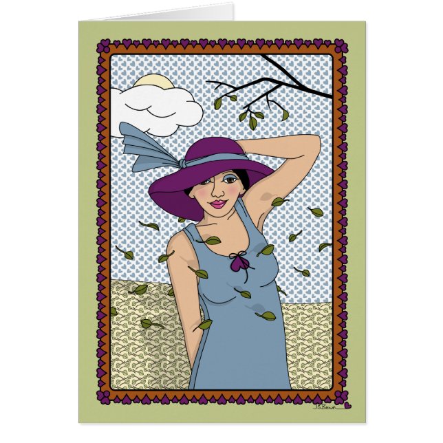 Cartão Meteorizar A Placa Storm_A_Greeting (Frente)