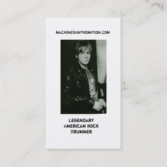 CARTÃO METRALHADORA DE THOMPSON (Frente)