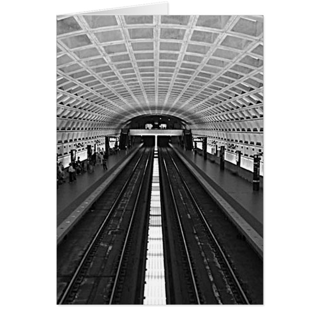 Cartão Metro de Washington (Frente)