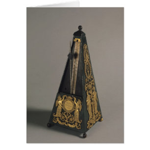 Cartão Metrônomo piramidal, 1815