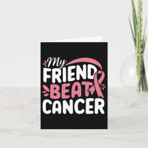 Cartão Meu Amigo Beat Cancer Breat Breast Cancer Senwarne