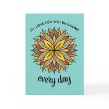 Meu Amor Por Você Floresce Todos os Dias Floral