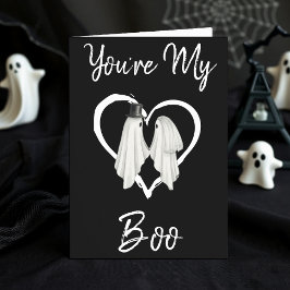 Cartão Meu Boo Fantasma Halloween Feliz Aniversário