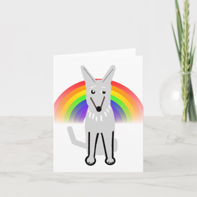 Cartão Meu Cachorro Da Lua, (Frente)