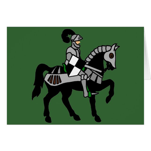 Cartão Meu cavaleiro (Frente Horizontal)