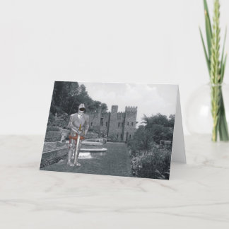 Cartão Meu cavaleiro na armadura de brilho