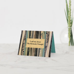 Cartão Meu clone de triângulo das Bermudas