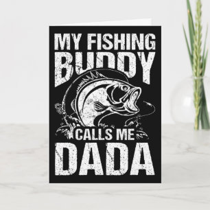 Cartão Meu Companheiro de Pesca Me Chama de Papai Dia dos
