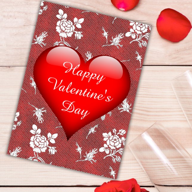 Cartão Meu coração bate por você Namorados (Criador carregado)