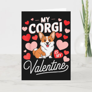 Cartão Meu Corgi É Meu Namorado Fofo Divertido Amante de