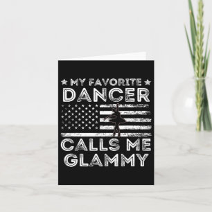 Cartão Meu Dançarino Favorito Me Chama Balé De Dança Glam