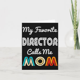 Cartão Meu Diretor Favorito Me Chama de Mãe Filme Diverti
