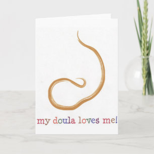 Cartão Meu Doula ama-me!