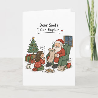 Cartão Meu Enfeite de Natal é uma Obra em Andamento Dive