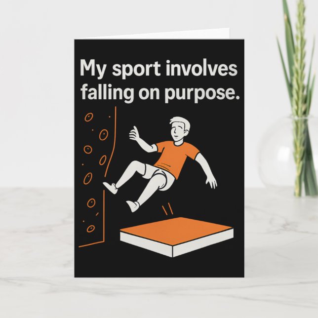 Cartão Meu Esporte Envolve Cair De Proposito Climbing Hum (Frente)