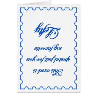 Cartão Meu esquerdista favorito