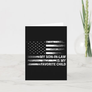 Cartão Meu Filho De Direito É Minha Bandeira Americana Fa