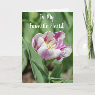 CARTÃO **MEU FLORISTA FAVORITO** NO SEU ANIVERSÁRIO