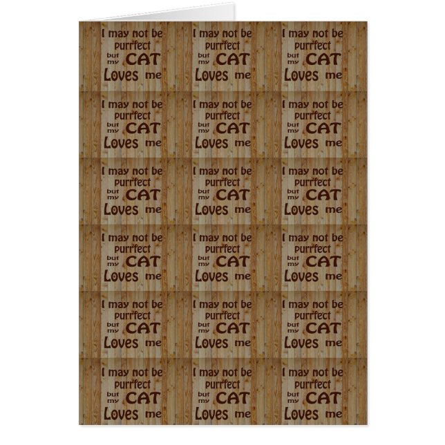 Cartão Meu Gato Me Ama (Frente)