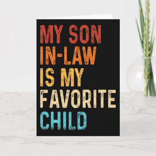 Cartão Meu Genro É Meu Filho Favorito Mães Pais