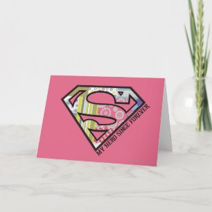 Cartão Meu Herói Desde Sempre