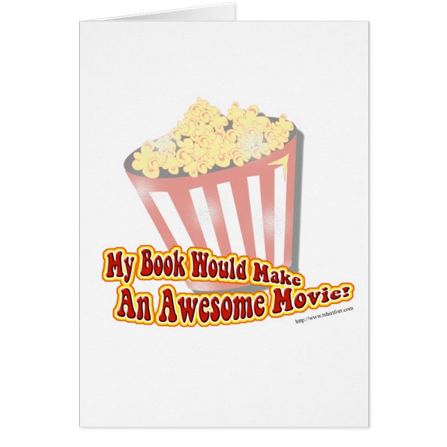Cartão Meu Livro seria um Filme de Excelente! (Frente)
