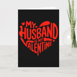 Cartão Meu Marido É Meu Namorado Design De Coração Românt