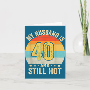 Cartão Meu Marido Está Fazendo 40 Anos Marido 40