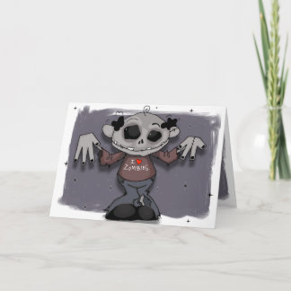 Cartão Meu Pai corta os zumbis