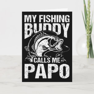 Cartão Meu Parceiro de Pesca Me Chama de Papo Dia dos Pai