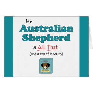 Cartão Meu Pastor australiano é tudo isso!