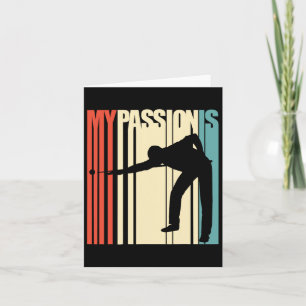 Cartão Meu Pion É Camisa De Bilhar Jogando Piscina Nó