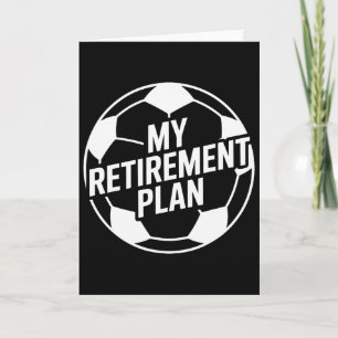 Cartão Meu Plano de Aposentadoria Futebol Esporte Byll Fo