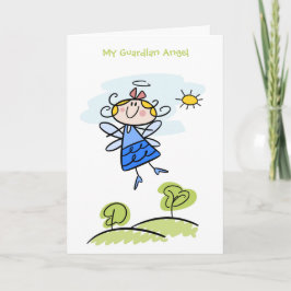 Cartão Meu Poema de Anjo do Guardião