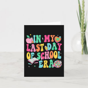 Cartão Meu Último Dia De Aula Era Professor Meninos Menin