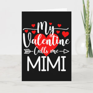 Cartão Meu Valentim Me Chama de Mimi Dia dos Namorados En