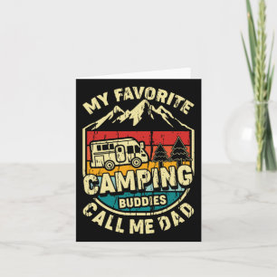 Cartão Meus Amigos Favoritos De Acampamento Me Chamam De