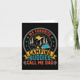 Cartão Meus Amigos Favoritos De Acampamento Me Chamam De 