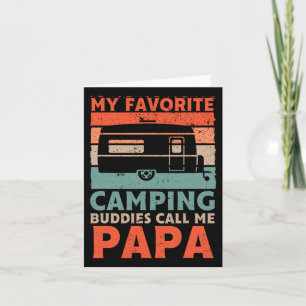 Cartão Meus Amigos favoritos me chamam de Papa Vintage F