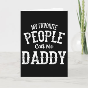 Cartão Meus Favoritos Me Chamam de Papai Amor Familiar Pa